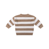 Knit Stripe Jumper - Mocha Stripe