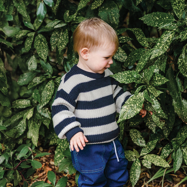 Knit Stripe Jumper - Tidal Stripe