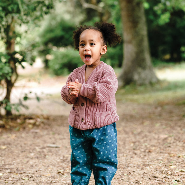 Knit Cardigan - Dusty Lilac