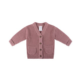 Knit Cardigan - Dusty Lilac