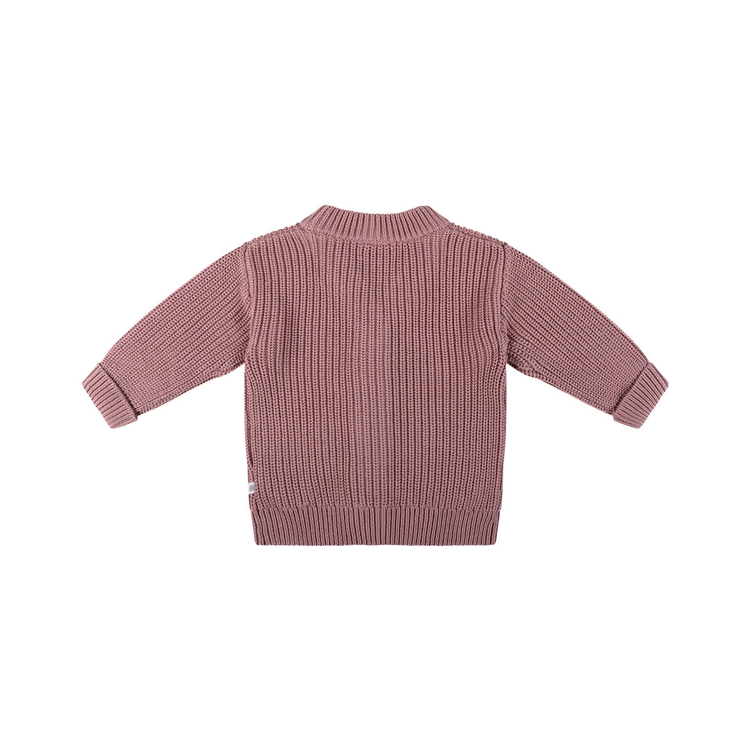Knit Cardigan - Dusty Lilac