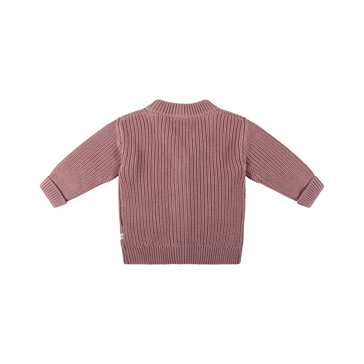 Knit Cardigan - Dusty Lilac