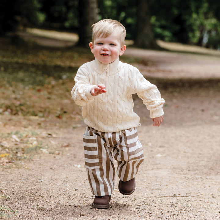 Knit Rib Jumper - Ivory