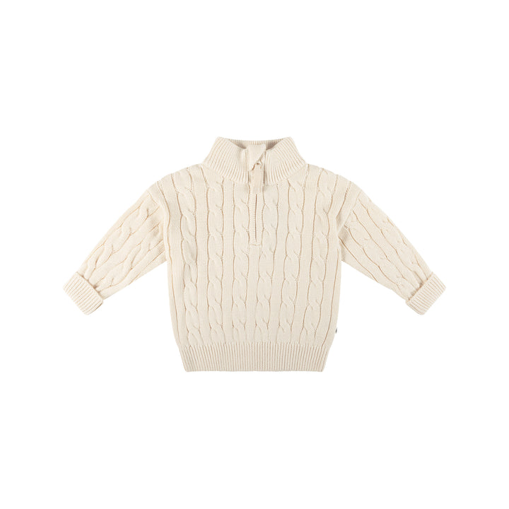 Knit Rib Jumper - Ivory