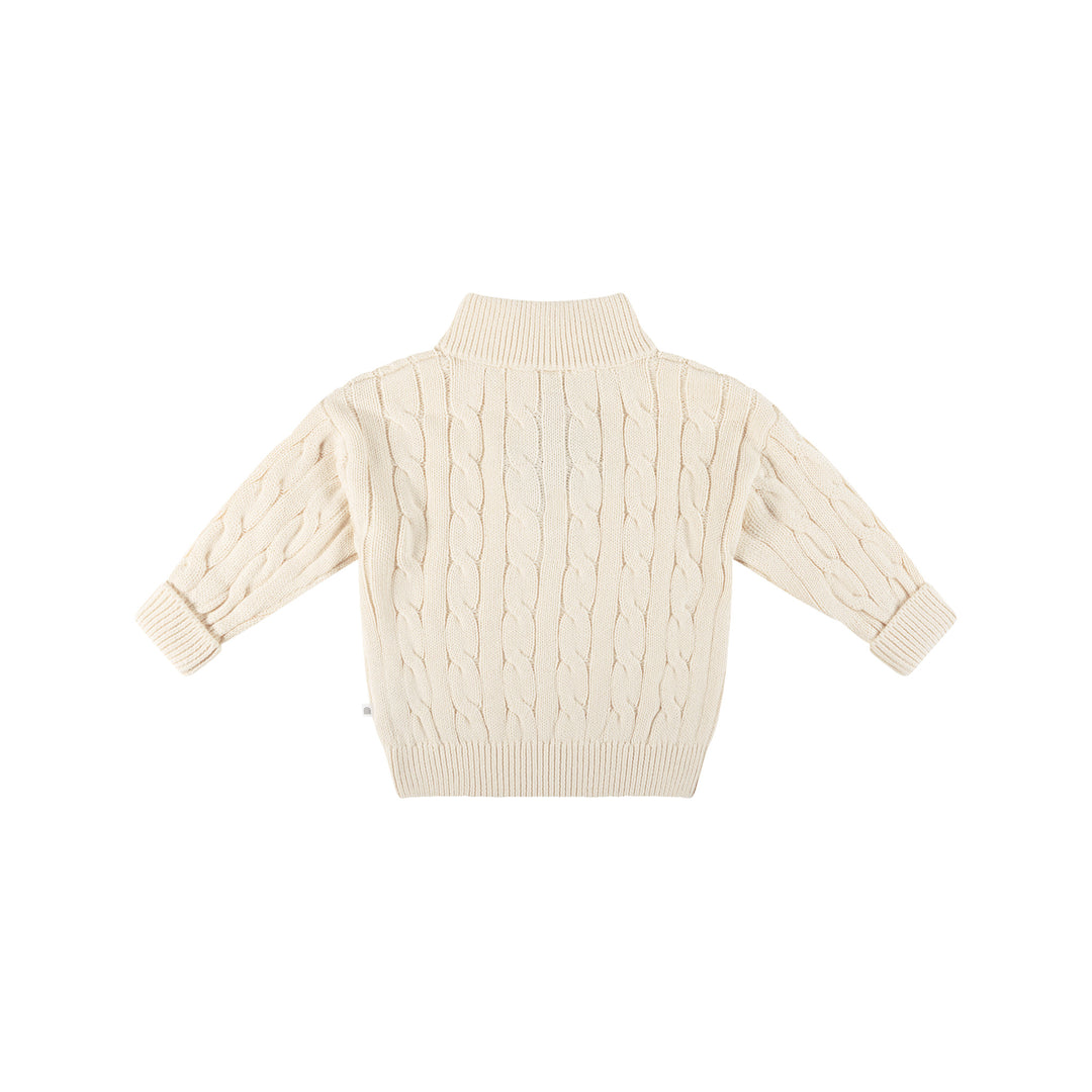 Knit Rib Jumper - Ivory