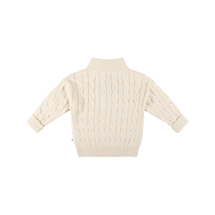 Knit Rib Jumper - Ivory
