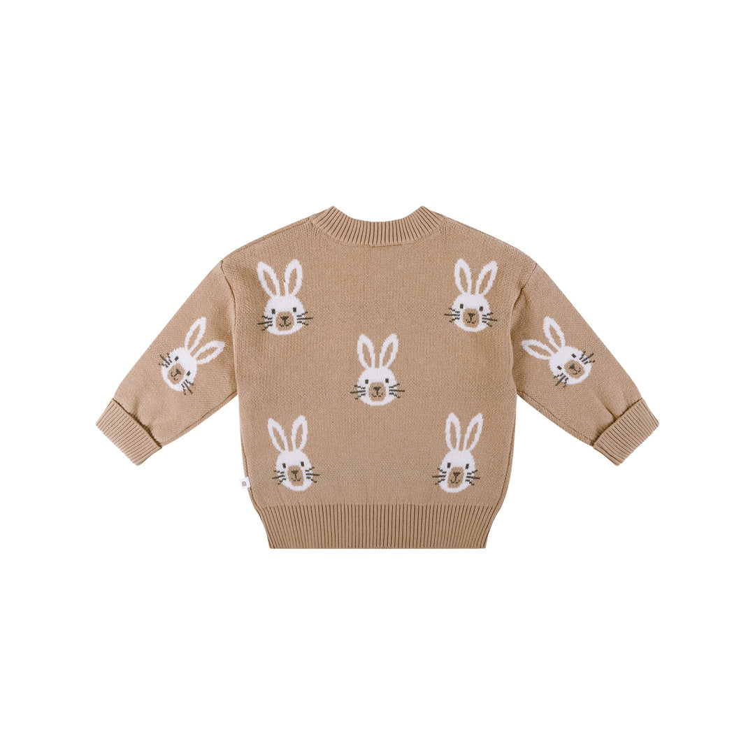Knit Bunny Jumper - Oatmeal