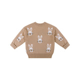 Knit Bunny Jumper - Oatmeal