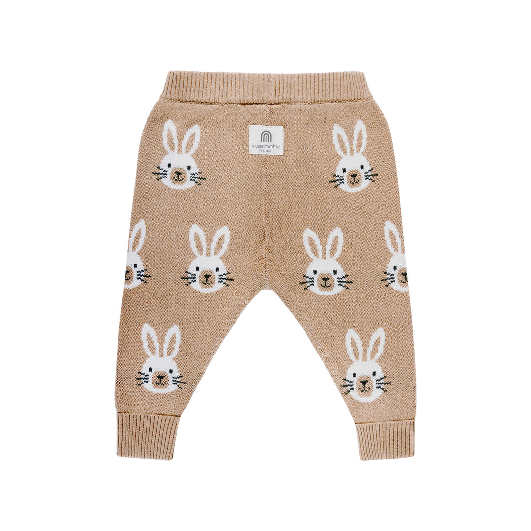 Knit Bunny Pant - Oatmeal