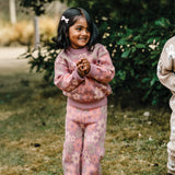 Knit Flare Pant - Bold Floral