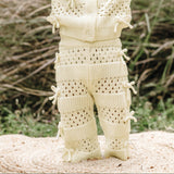 Knit Bow Pant - Ivory