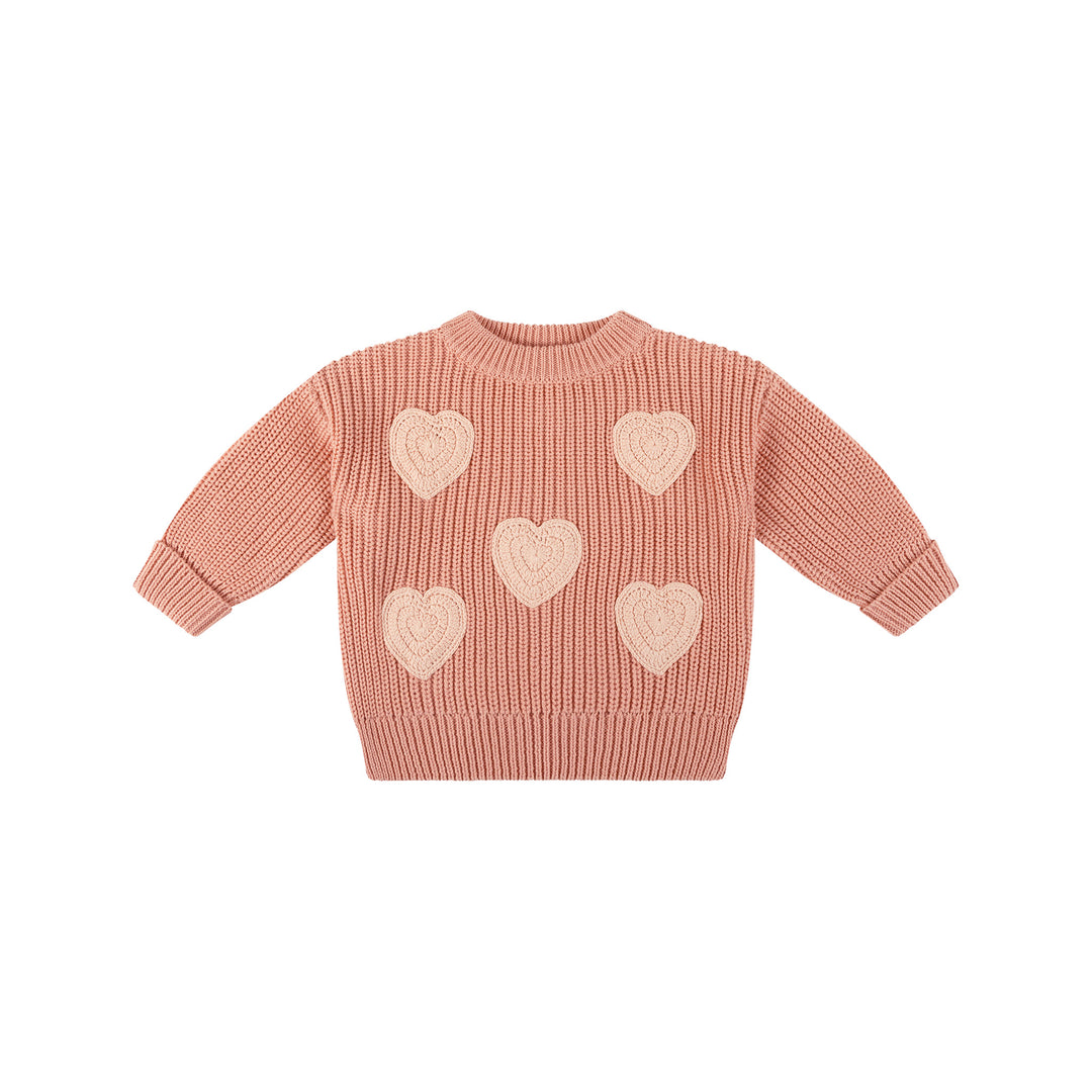 Embroidered Knit Jumper - Cameo