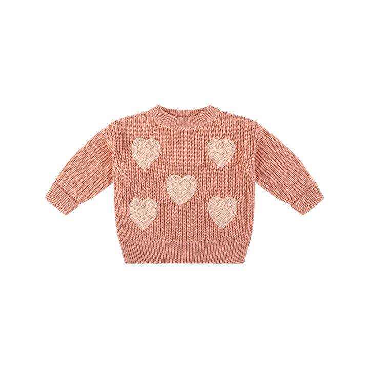 Embroidered Knit Jumper - Cameo