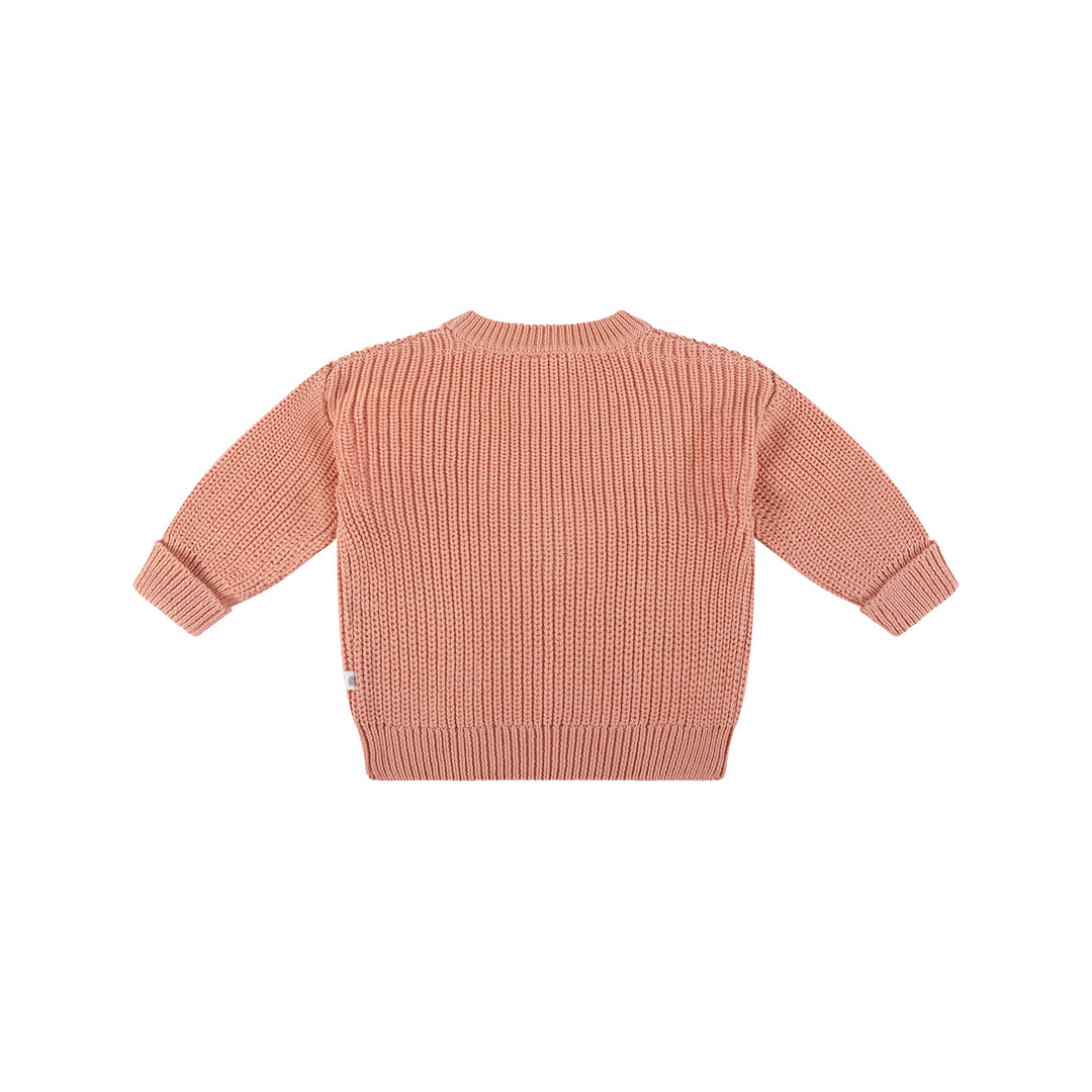 Embroidered Knit Jumper - Cameo