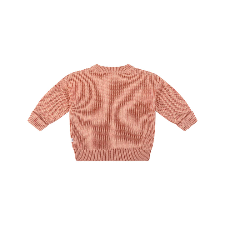 Embroidered Knit Jumper - Cameo
