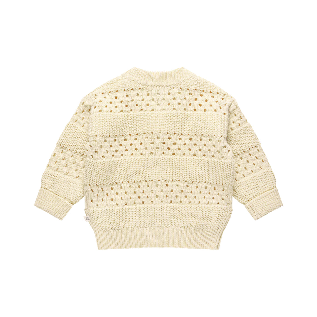 Knit Bow Cardigan - Ivory