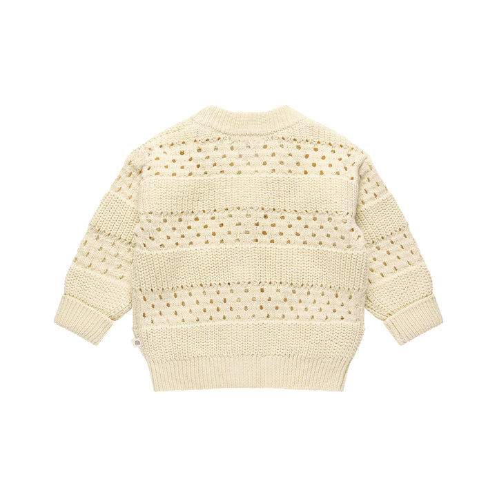 Knit Bow Cardigan - Ivory