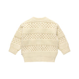 Knit Bow Cardigan - Ivory
