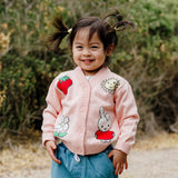 Miffy Knit Cardigan - Soft Pink
