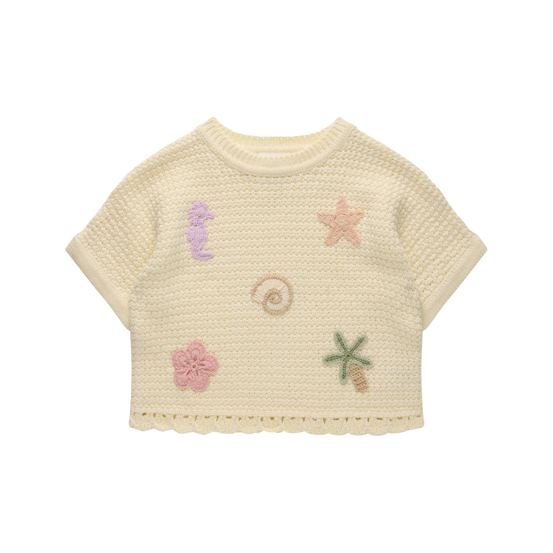 Crochet Top - Coconut