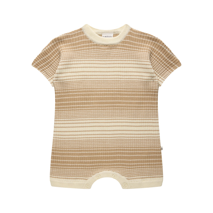 Knit Slouchy Romper - Mocha