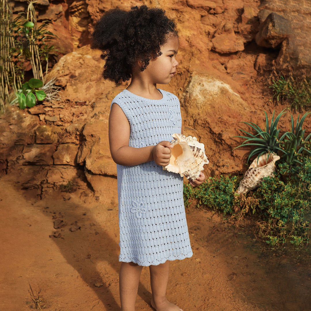 Crochet Dress - Blue