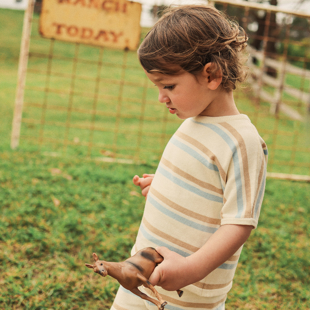 Knit Slouchy Top - Stripe
