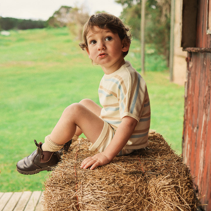 Knit Short - Stripe