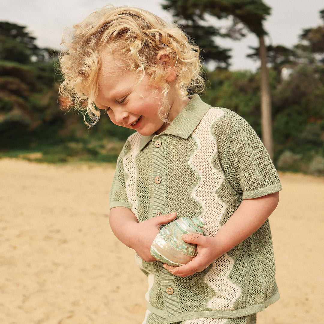 Knit Shirt - Sage
