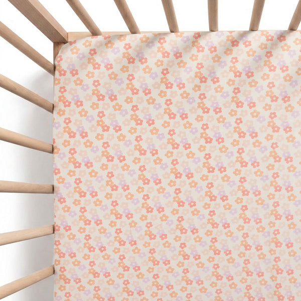 Fitted Cot Sheet - Blooms