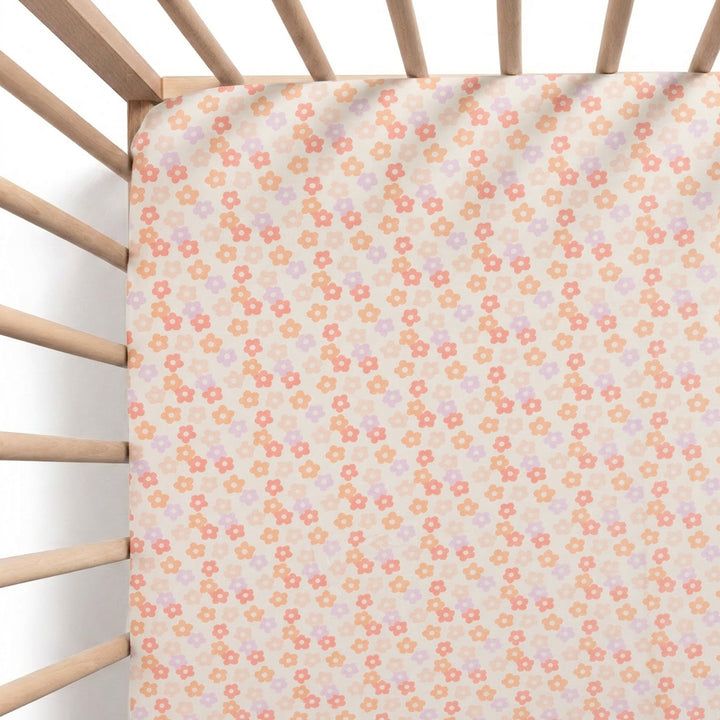 Fitted Cot Sheet - Blooms