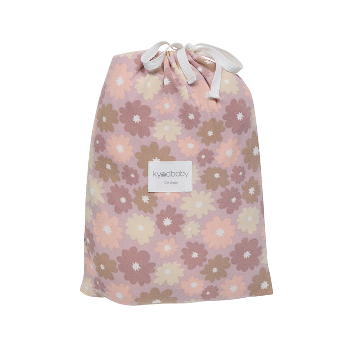 Fitted Cot Sheet - Bold Floral