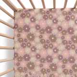 Fitted Cot Sheet - Bold Floral
