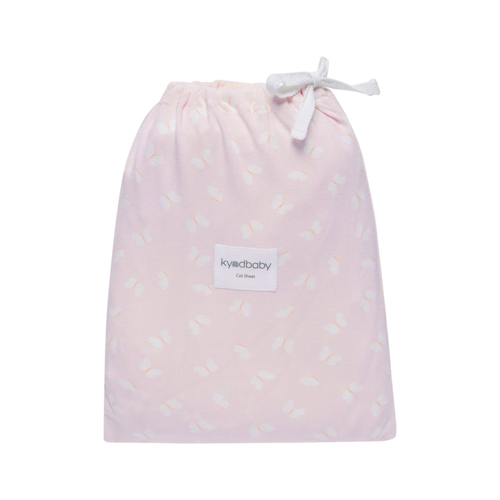 Fitted Cot Sheet - Lilac Flutter