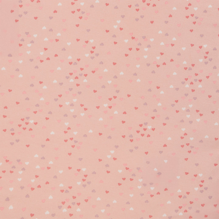 Fitted Cot Sheet - Pink Heart