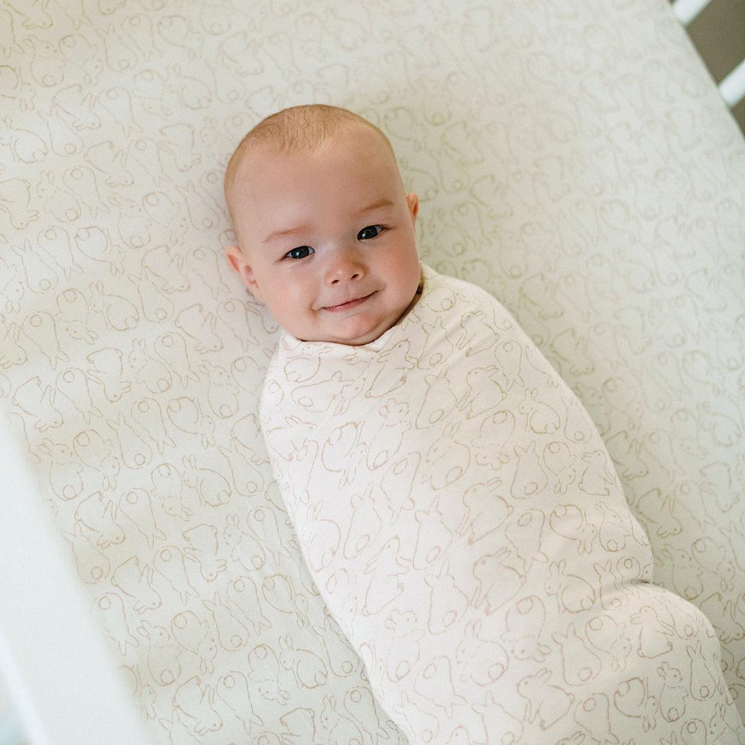 Fitted Cot Sheet - Rabbit