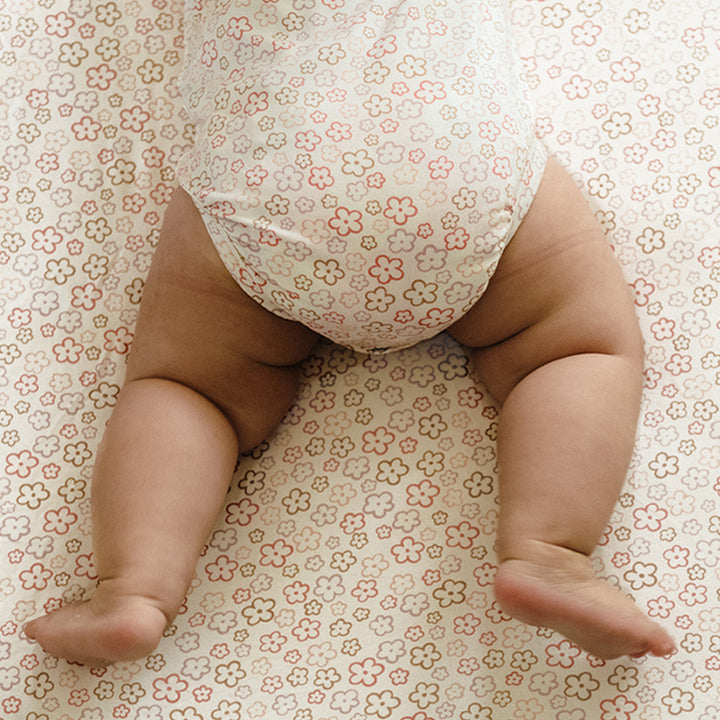 Fitted Cot Sheet - Spring Blossom