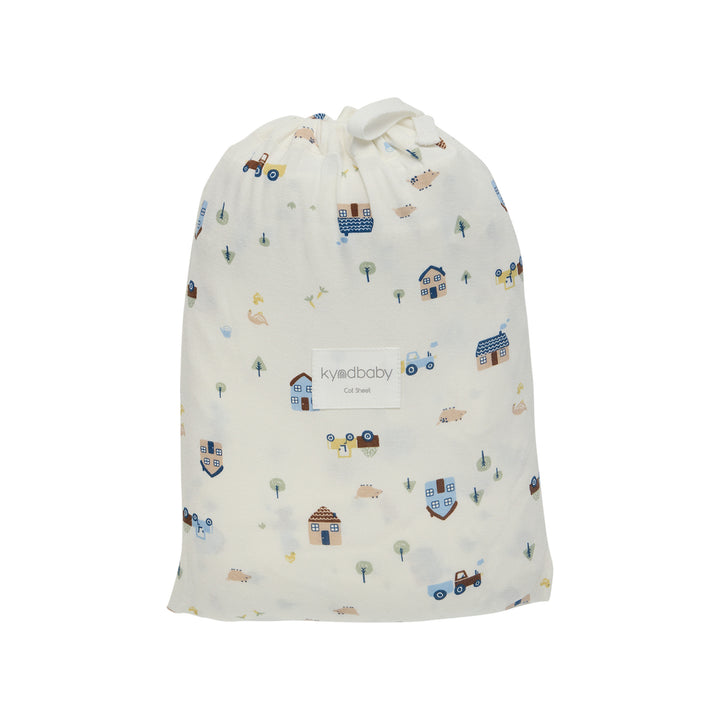 Fitted Cot Sheet - Pasture