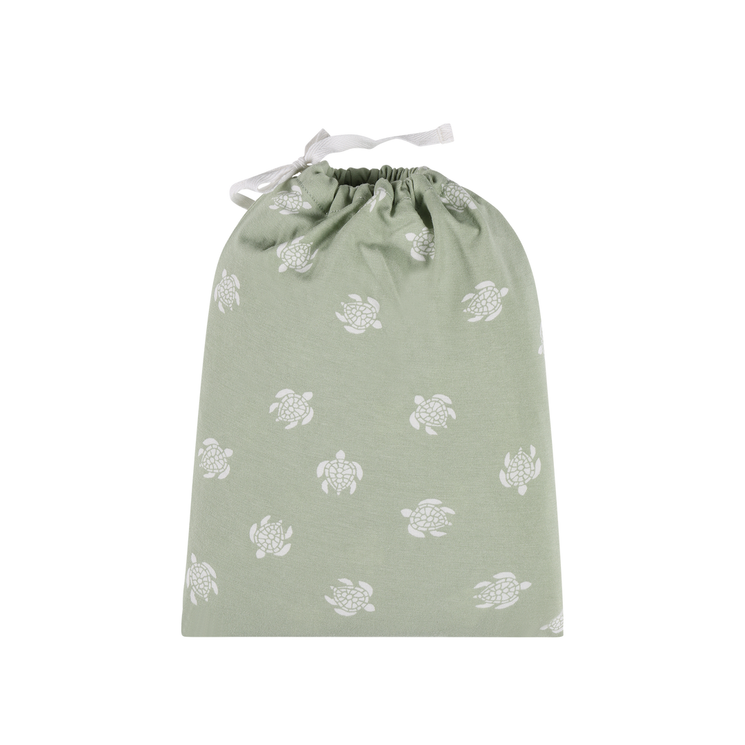 Fitted Cot Sheet - Turtle