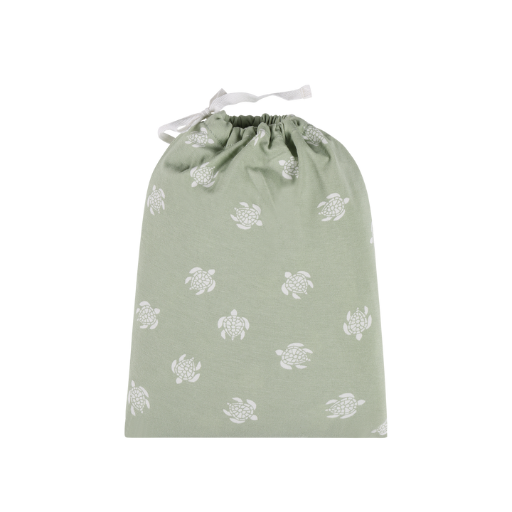 Fitted Cot Sheet - Turtle