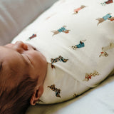 Large Stretchy Swaddle - Dachshund