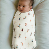 Large Stretchy Swaddle - Dachshund