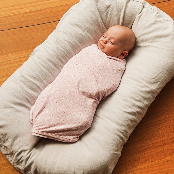 Large Stretchy Swaddle - Frangipani