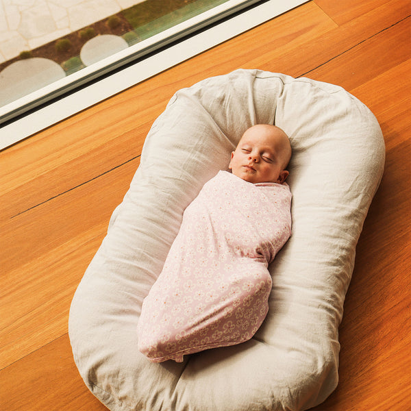 Large Stretchy Swaddle - Frangipani