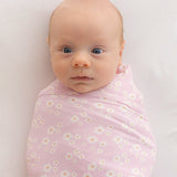 Large Stretchy Swaddle - Orchid Bloom