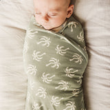 Large Stretchy Swaddle - Palm Tree