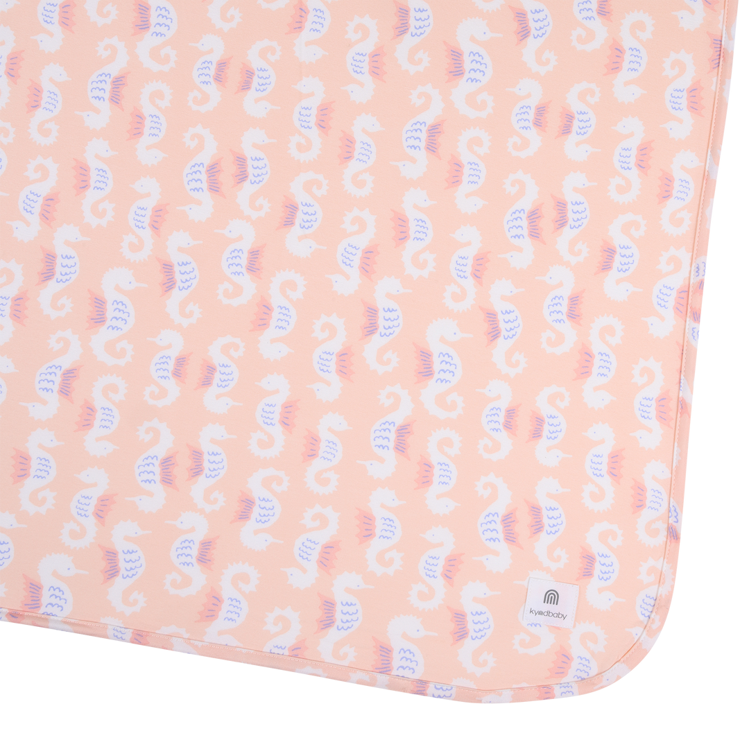 Large Stretchy Swaddle - Seahorse