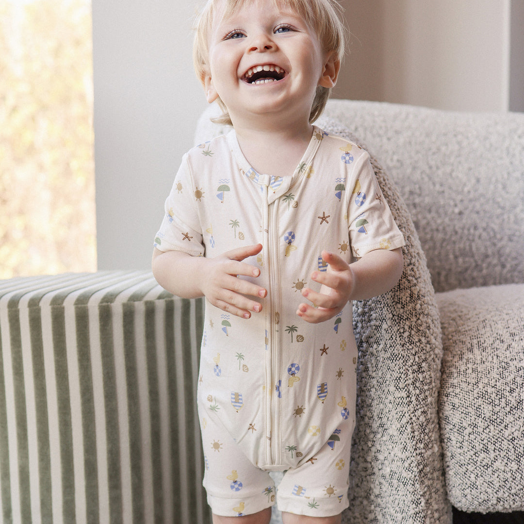 Essential Short Sleeve Onesie - Beach Box