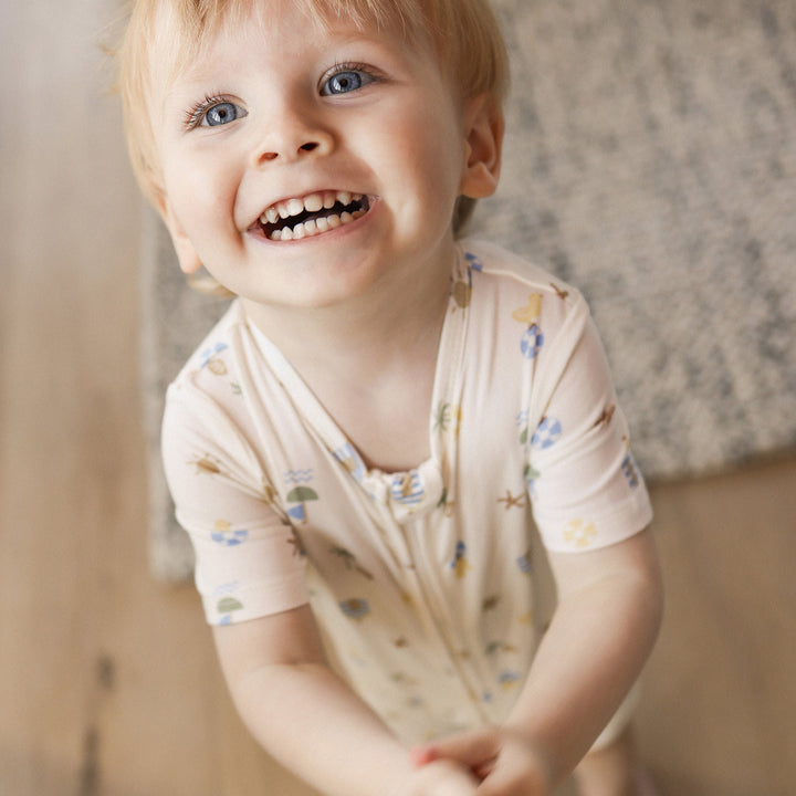 Essential Short Sleeve Onesie - Beach Box