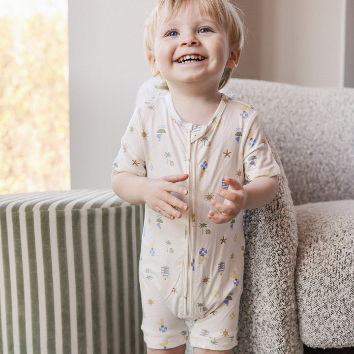 Essential Short Sleeve Onesie - Beach Box